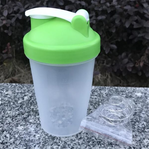 400ml protein powder shake cup direct drinking sports water bottle portable outdoor fitness fruit juice bottle - Image 4