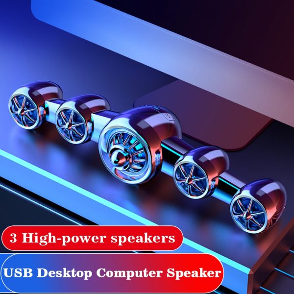 D-219 Bluetooth Speakers Portable Multi-media Mini Speaker Home Portable Subwoofer Stereo AUX Sound bar For Computer PC Phone - Image 3