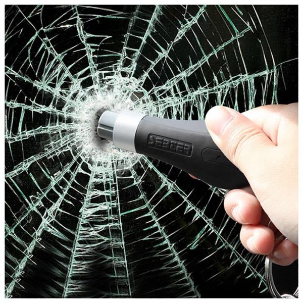 Hot New Emergency Hammer Mini Safety Hammer Car Escape Key Chain Key ...