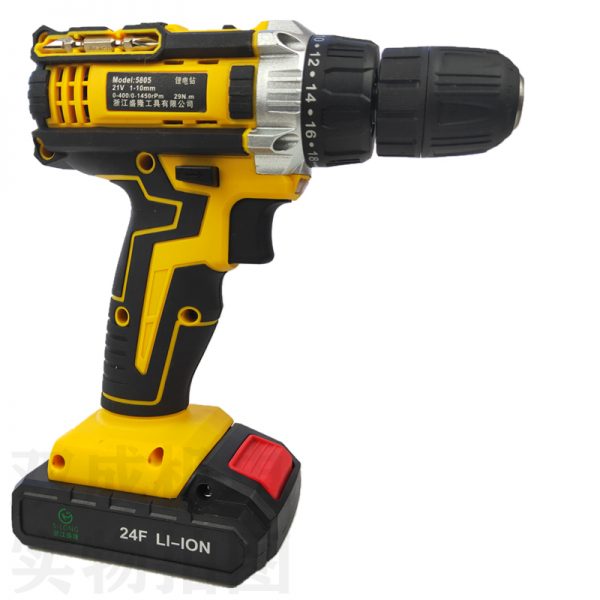 24 Volt Rechargeable Pistol Electric Drill 5805 Electric Screwdriver - Image 2