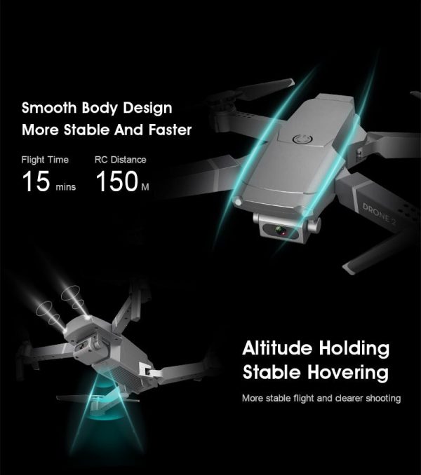 2020 NEW E68 Drone HD wide angle 4K Drones WIFI 1080P FPV video live Recording Quadcopter Height To maintain Drone Camera Toys - Image 6