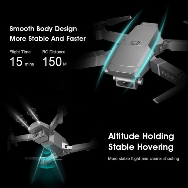 WIFI FPV Mini Drone With Wide Angle HD 4K 1080P Camera Hight Hold Mode RC Foldable Quadcopter Drone Gift - Image 5