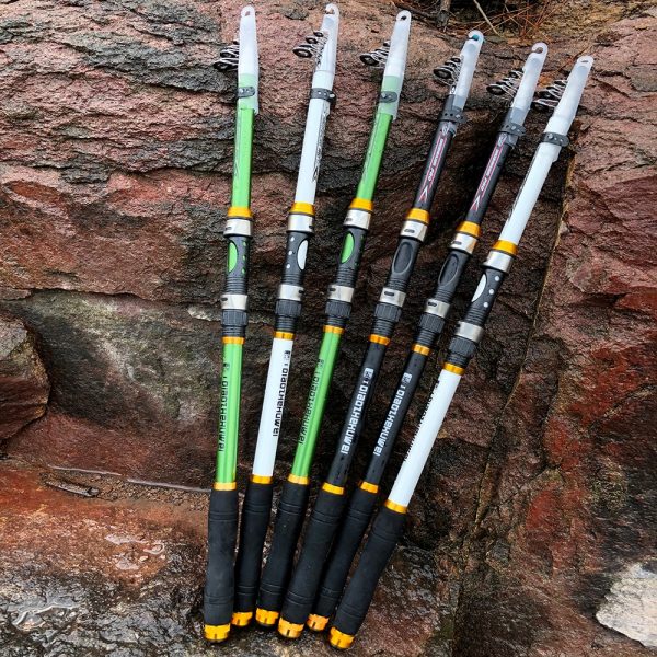 GHOTDA 2.1M -3.6M Carp Fishing Rod feeder Hard FRP Carbon Fiber Telescopic Fishing Rod fishing pole - Image 2