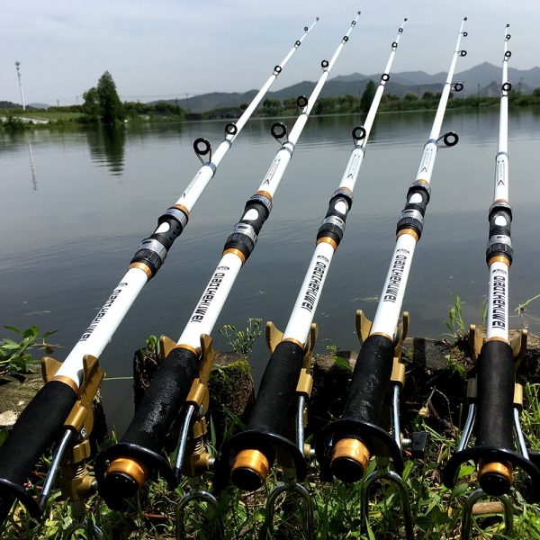 GHOTDA 2.1M -3.6M Carp Fishing Rod feeder Hard FRP Carbon Fiber Telescopic Fishing Rod fishing pole - Image 4