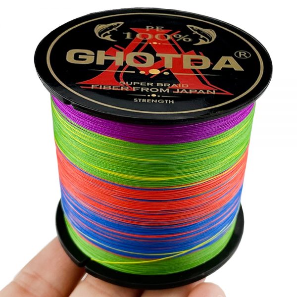 GHOTDA Braid Fishing line 300M 500M 1000M 4 Strands Multifilament Fishing Wire Carp Fishing 10-120lb - Image 3