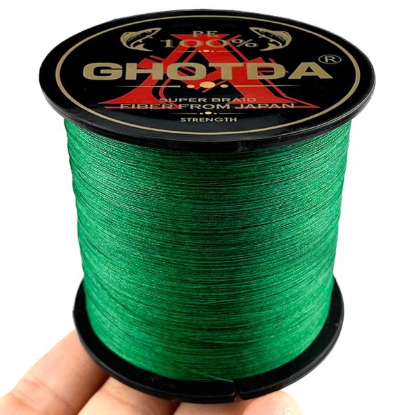 GHOTDA Braid Fishing line 300M 500M 1000M 4 Strands Multifilament Fishing Wire Carp Fishing 10-120lb - Image 5