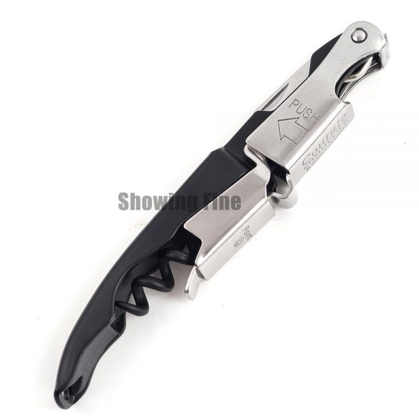 High Quality Coutale Mini Corkscrew Pocket Wine Opener Convenient to Carry Double Hinges Wine Bottle Opener with Paper Sheath - Image 2