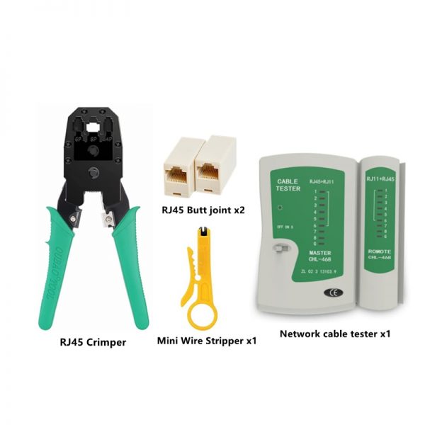 Jillway LAN Network Repair Tool Kit tester RJ45 CAT5 Crimping pliers Portable Cable Tester Wire Tracker Line maintenance tool - Image 3