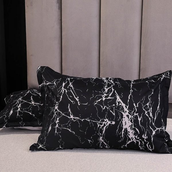 Marble Bedding Set For Bedroom Soft Bedspreads For Double Bed Home Comefortable Duvet Cover Quality Quilt Cover And Pillowcase - Image 5