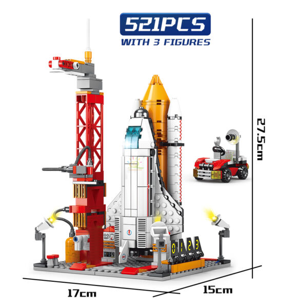 Space Aviation Manned Rocket Building Blocks - Image 2