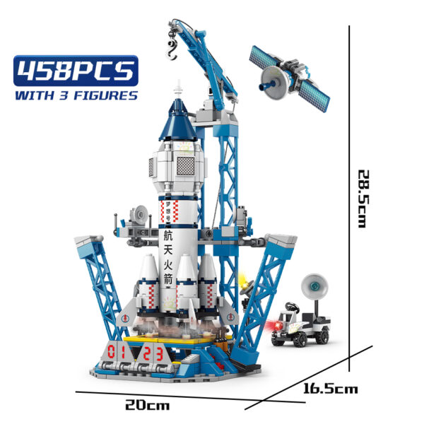 Space Aviation Manned Rocket Building Blocks - Image 4