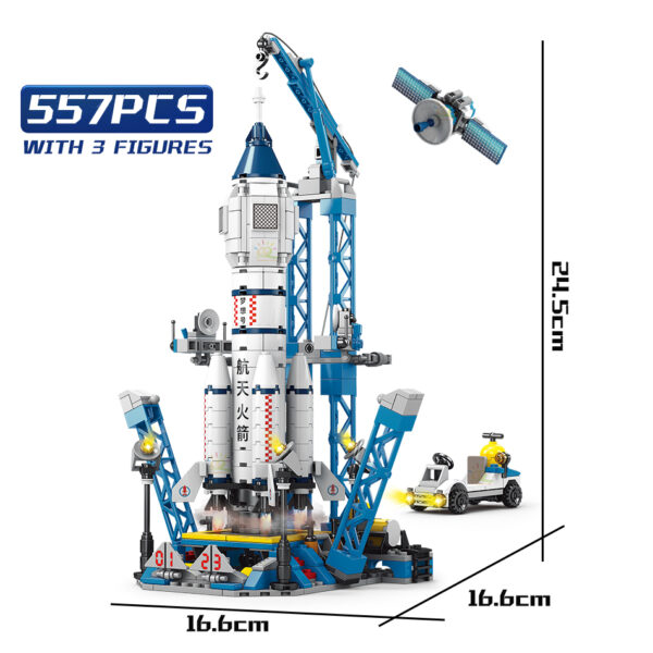 Space Aviation Manned Rocket Building Blocks - Image 5