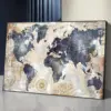 Painting Landscape Picture Map - Big map on wall