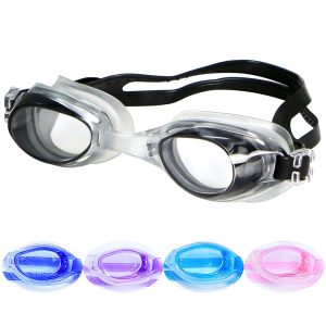 Outdoor Water Sports Swimming Glasses Goggles Underwater Diving Eyeglasses Eyewear Swimwear For Men Women Children w/ Clear Case