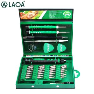 LAOA 38 in 1 Screwdrivers Set Precision Screwdriver bit set Laptop Mobile phone Repair Tools Kit Precise Screw Driver Hand tools