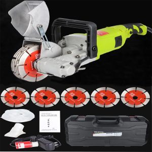 4000W 220V Electric Wall Chaser Groove Cutting Machine slotting machine Concrete Cutting Machine Circular Saw Electric Tool