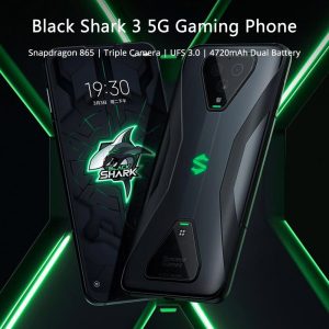 Xiaomi Black Shark 3 5G 12GB RAM 256GB ROM Snapdragon 865 Gaming Smartphone 64MP Triple Camera 6.67