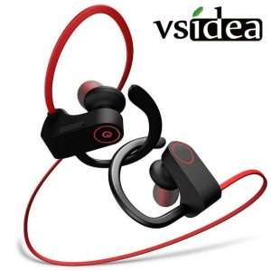 Sports Bluetooth Headphones IPX7 Waterproof Wireless Earphones w/Mic HD Stereo in-Ear Earbuds