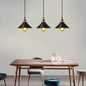 Vintage Pendant Light Loft Retro Chandelier Pendant Lamp E27 Base Industrial Hanging light Edison Home Lighting for Living Room