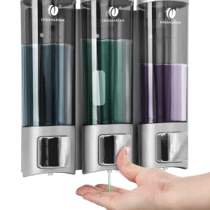 Shampoo wall dispenser for shower